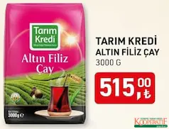 TARIM KREDİ ALTIN FİLİZ ÇAY 3000 G